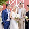 A Dreamy Blue-and-White Palette Anchored This Tented Garden Wedding at Hobbit Hollow in Skaneateles, New York