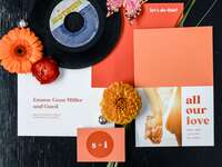 Trending wedding invitation design 2023