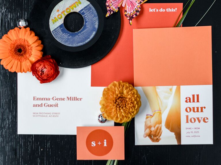 Trending wedding invitation design 2023