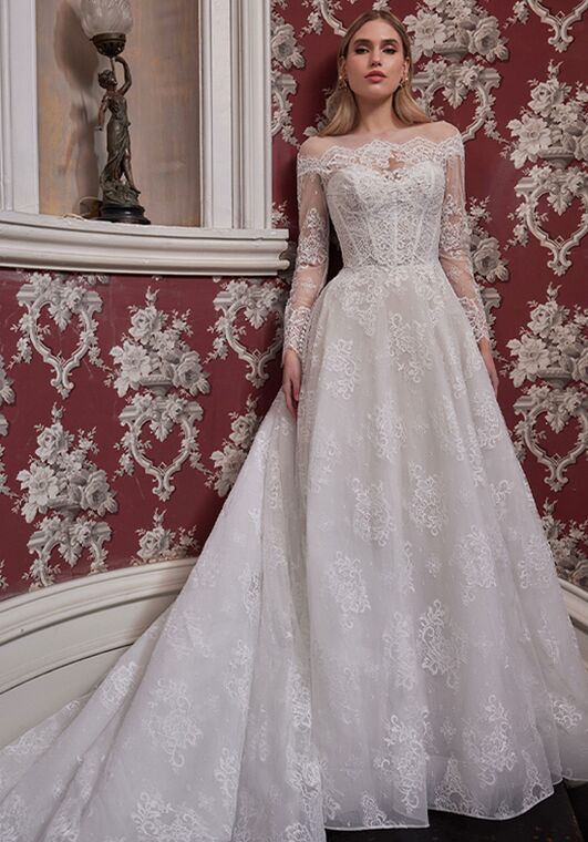 L'amour by Calla Blanche LA23230 Rio A-Line Wedding Dress - 3