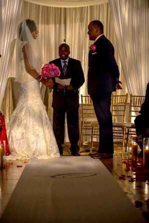 Bride and Groom at Ceremony