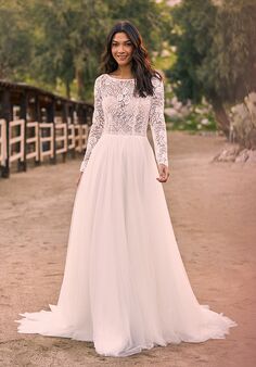 Lillian West 66311 A-Line Wedding Dress