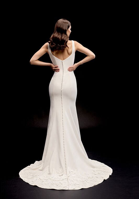 Justin Alexander Signature Mona Fit-and-Flare Wedding Dress - 4
