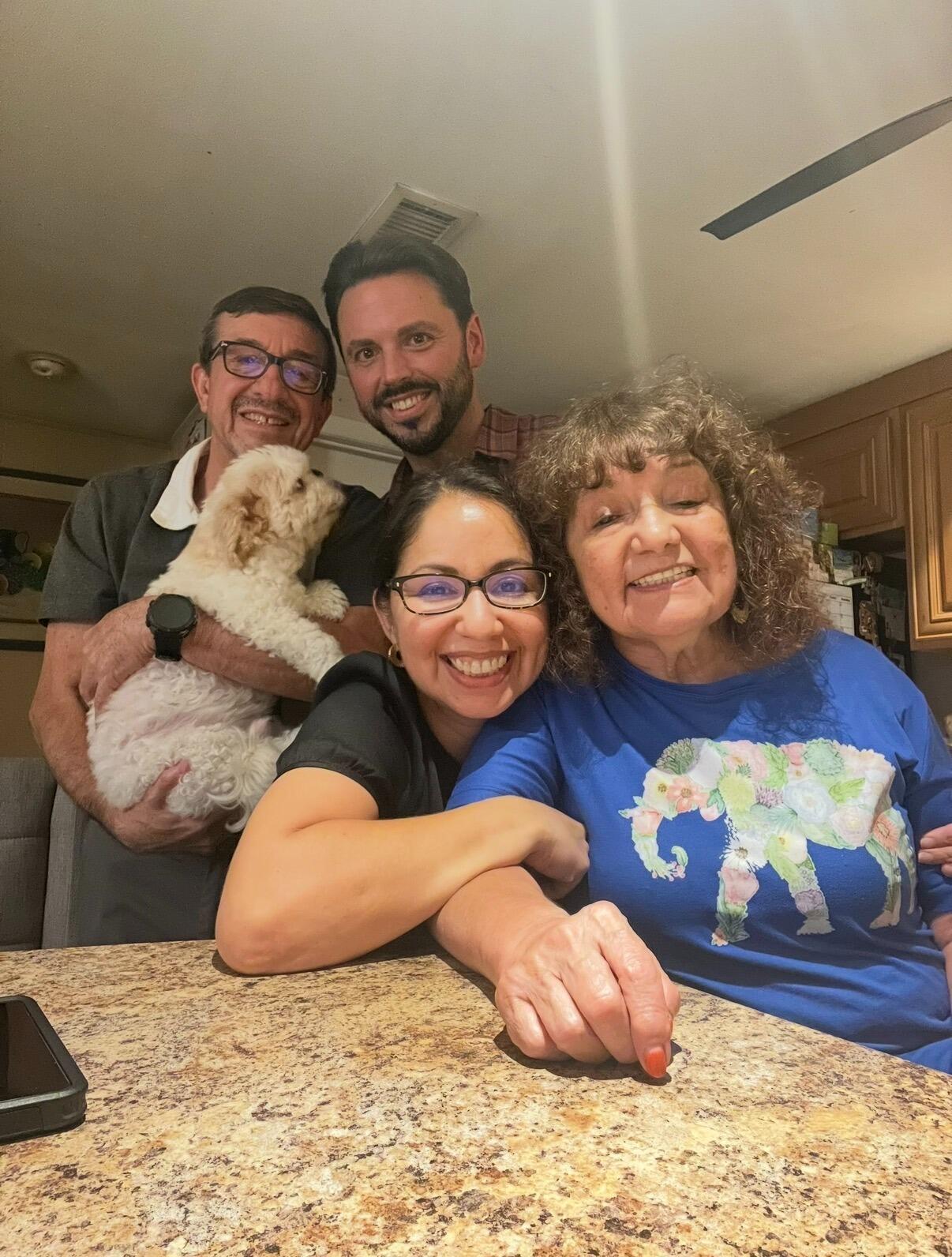 Officially letting my family know about the upcoming proposal! The hardest secret to keep for everyone! 