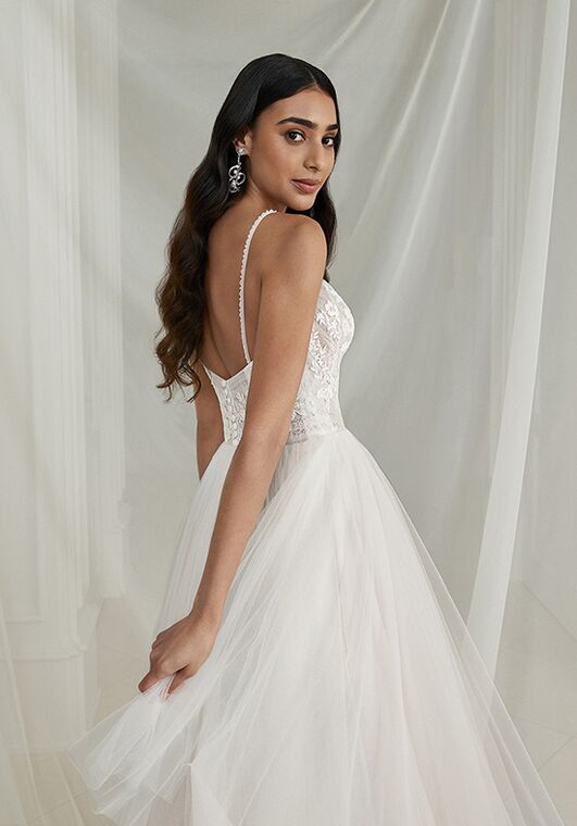 Justin Alexander Emmie A-Line Wedding Dress - 4