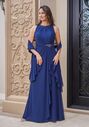 Jade Couture Mother of the Bride by Jasmine K248009 Blue Mother Of The Bride Dress - thumbnail - 4