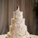 Four-Tier Cake with 3-D Fondant Flowers