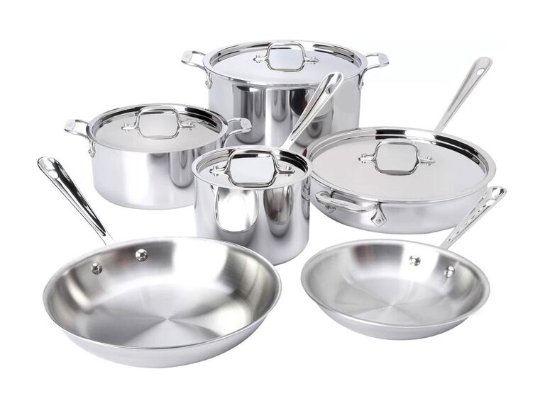 All-Clad stainless steel cookware set