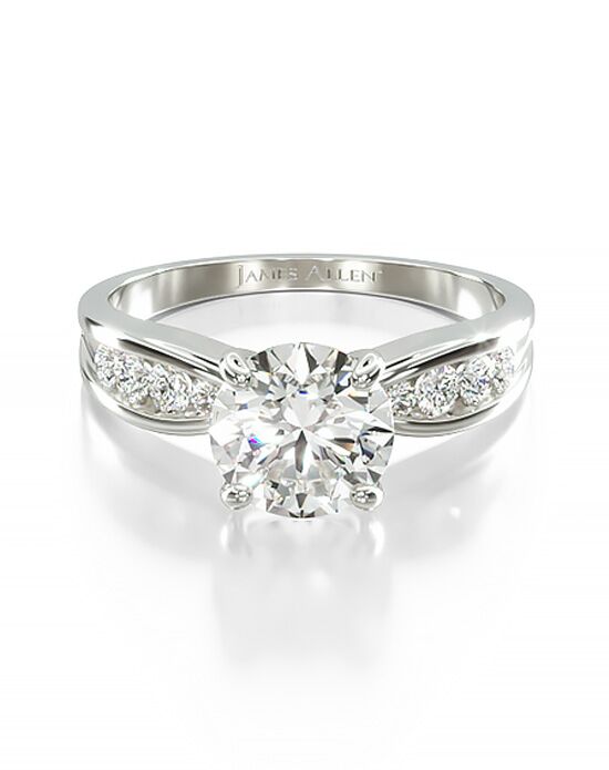 James Allen Round Cut Engagement Ring - 1