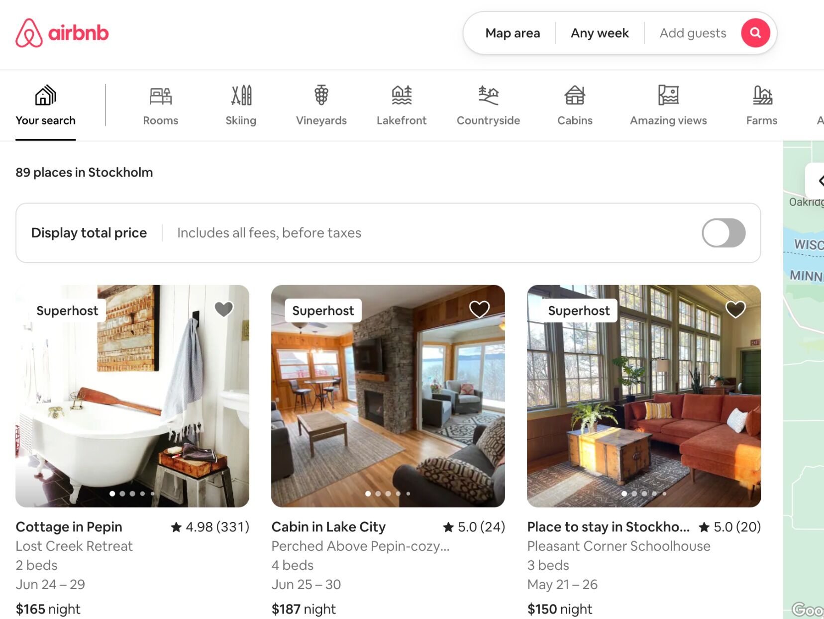 Picture of Stockholm, WI AirB&B Listings