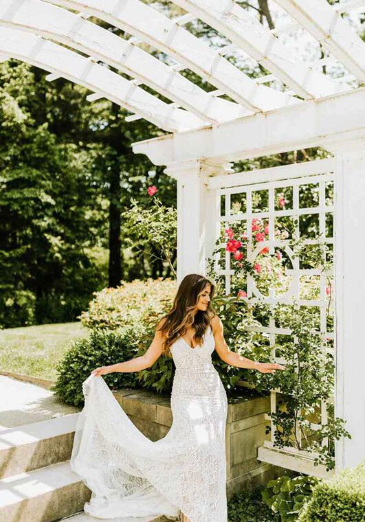 Stella York 7649 Column Wedding Dress - 6