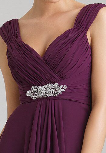 Allure Bridesmaids 1333 V-Neck Bridesmaid Dress - 2