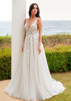 Demetrios 8150 A-Line Wedding Dress