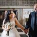 Glamorous Bride and Groom at Baltimore's George Peabody Library