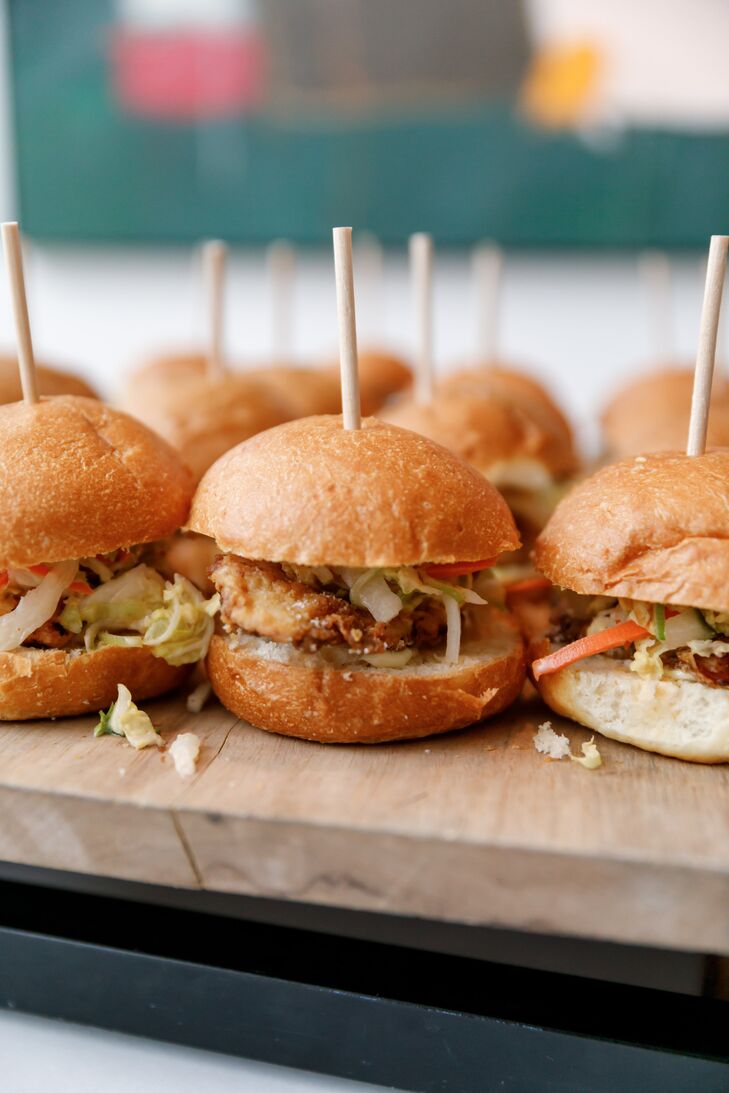 Burger Sliders for Wedding at South Congress Hotel in Austin, Texas