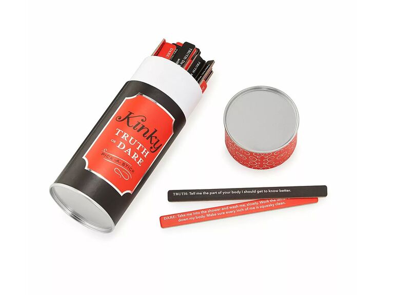 Kinky truth or dare bachelorette party game gift