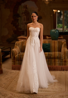 Moonlight Collection J6972 A-Line Wedding Dress