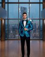 BLACKTIE AMSTERDAM Turquoise Wedding Tuxedo Blue Tuxedo - thumbnail - 7