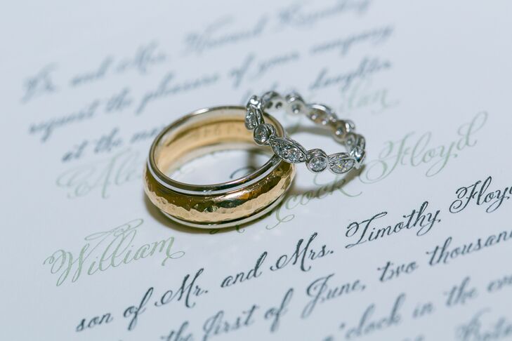 Gold and Silver Infinity Wedding Bands