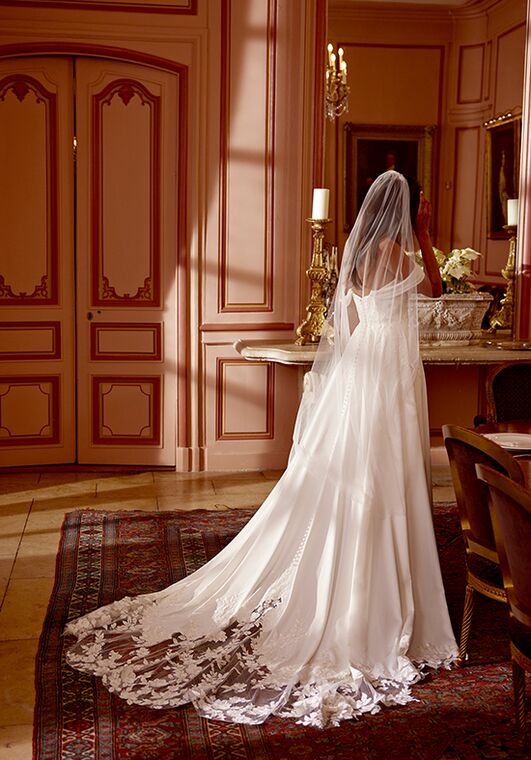 Justin Alexander Julianna A-Line Wedding Dress - 6