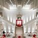 Glam Red-and-White Reception at the New Orleans Museum of Modern Art