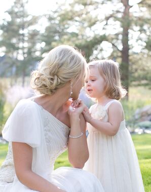 White Flower Girl Dress