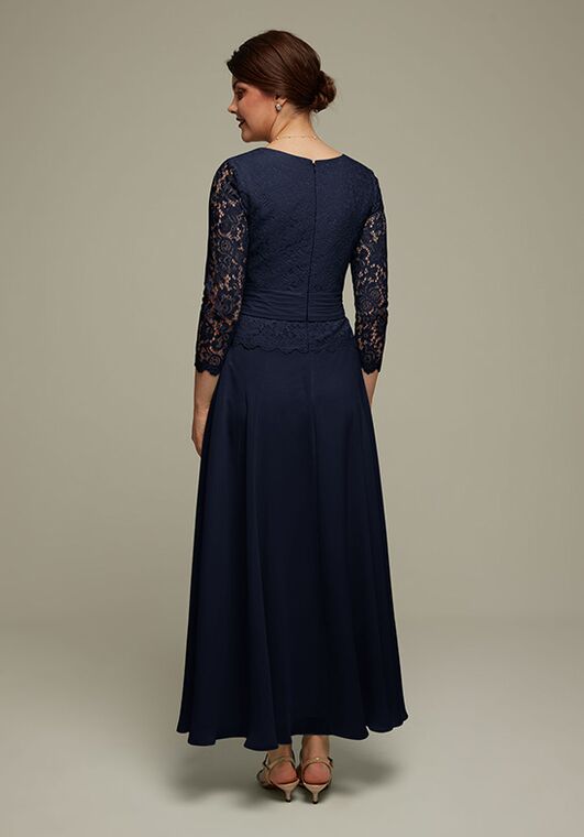 AW Bridal AW Tallie Dress Blue Mother Of The Bride Dress - 6