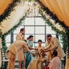 Candelabras and Roses Filled This Hindu Wedding at The Astorian in Houston, Texas