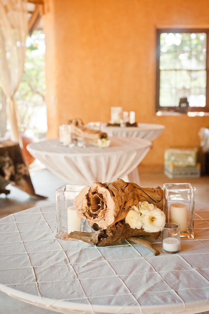 Rustic Wood Centerpieces