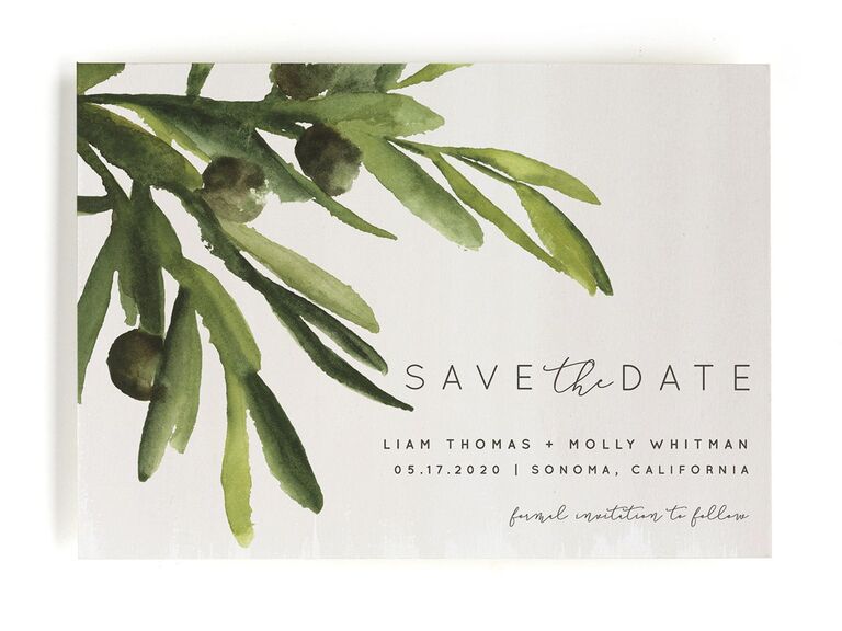 Olive Bough save-the-dates