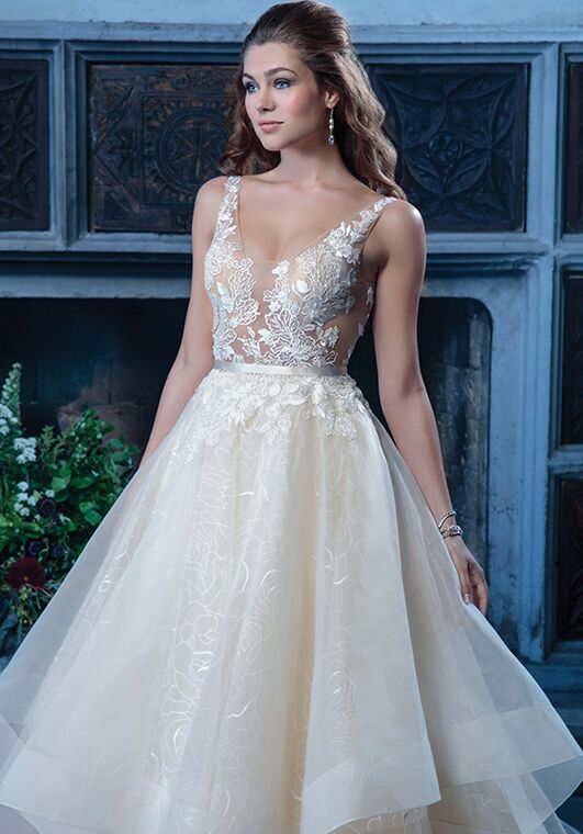 Amaré Couture C126 Vanessa A-Line Wedding Dress - 2