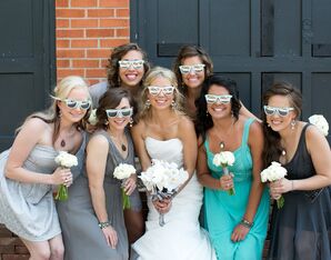 Strapless White Wedding Dress from David's Bridal