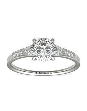 Blue Nile Round Cut Engagement Ring