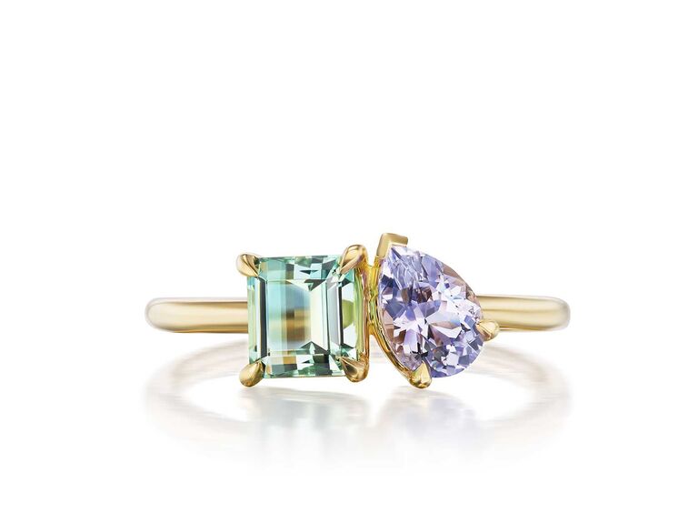 two stone sapphire ring