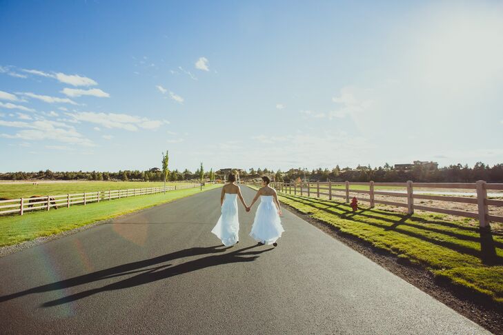 Walking Down Road at Brasada Ranch