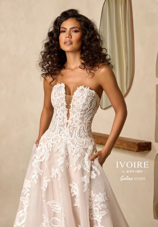 IVOIRE by KITTY CHEN GALINA, V2303 A-Line Wedding Dress - 4