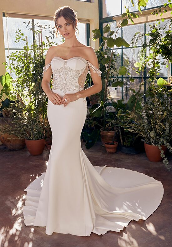 Casablanca Bridal Style 2530 Roman Fit-and-Flare Wedding Dress - 1