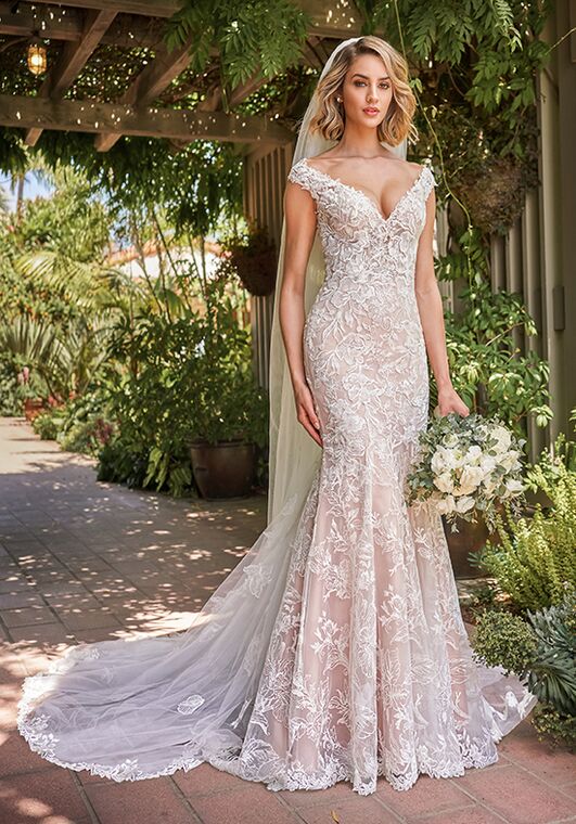 Jasmine Couture T242018 Fit-and-Flare Wedding Dress - 4