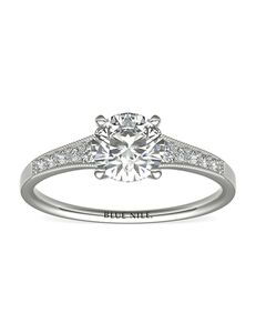 Blue Nile Round Cut Engagement Ring