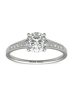 Blue Nile Round Cut Engagement Ring