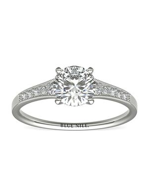 Blue Nile Round Cut Engagement Ring