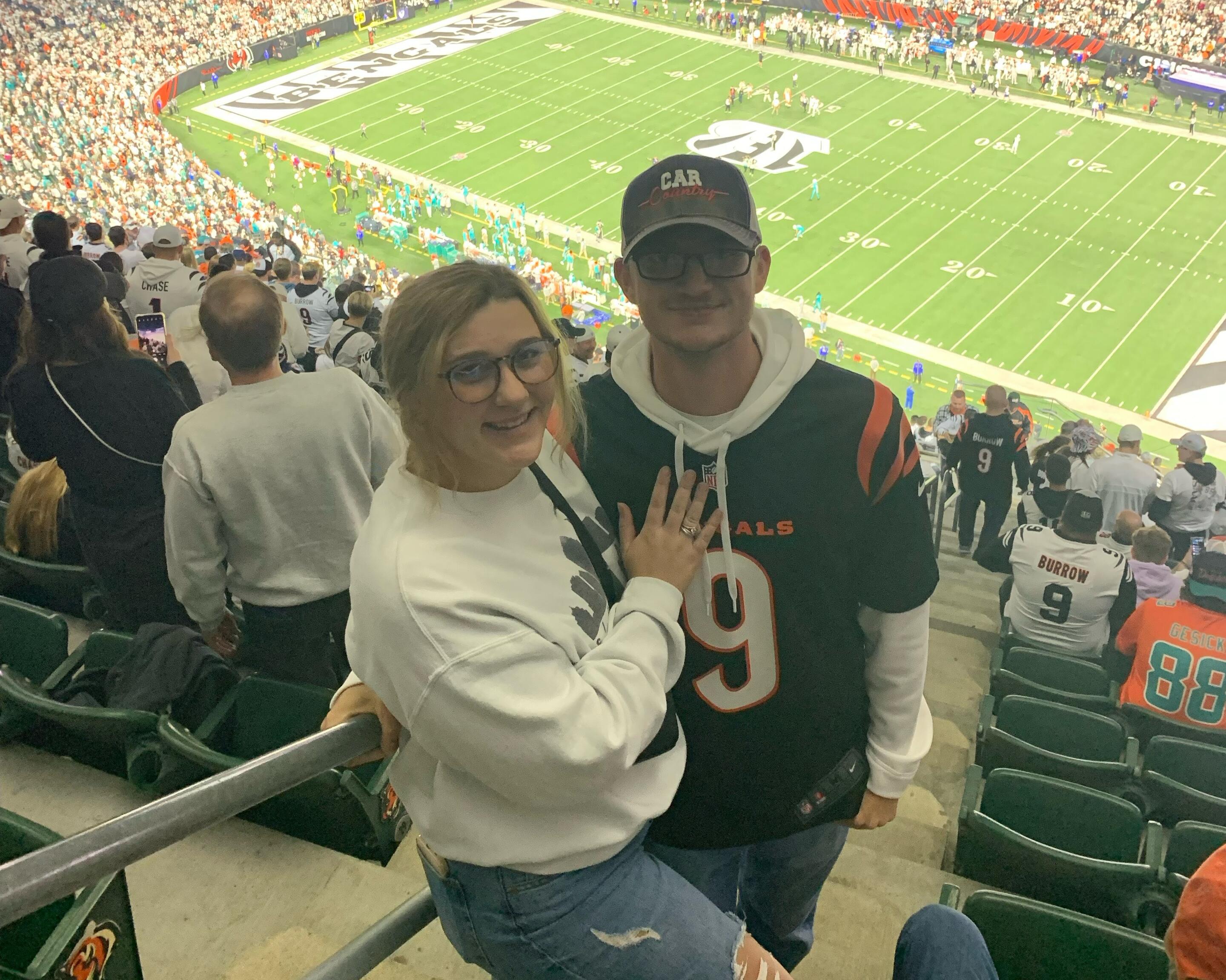 Picture of Our First Bengals Game!