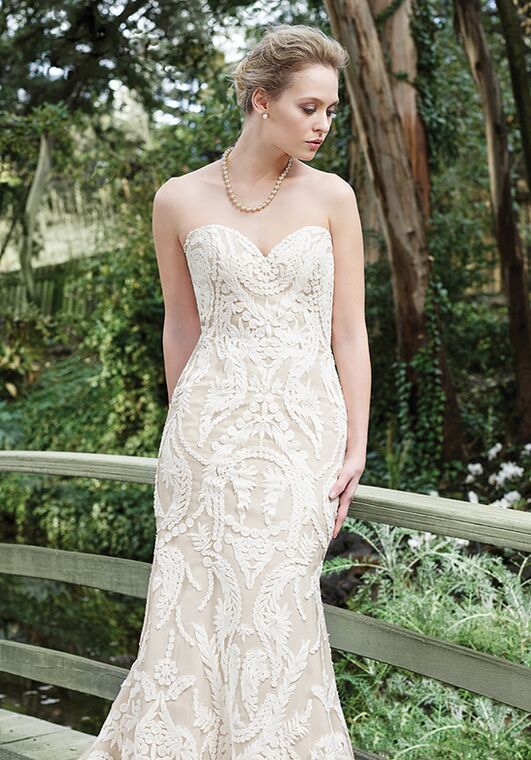 Casablanca Bridal 2265 Zinnia Sheath Wedding Dress - 2