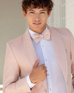 BLACKTIE NIGHT VINE Blush Wedding Tuxedo Pink Tuxedo