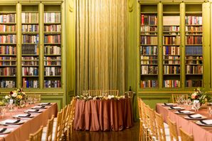 Reception in Library at The Meridian House in Washington, D.C.