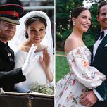 Prince Harry and Meghan Markle; Sophia Bush and Grant Hughes