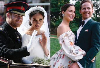 Prince Harry and Meghan Markle; Sophia Bush and Grant Hughes