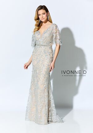 Ivonne D. ID905 Silver Mother Of The Bride Dress