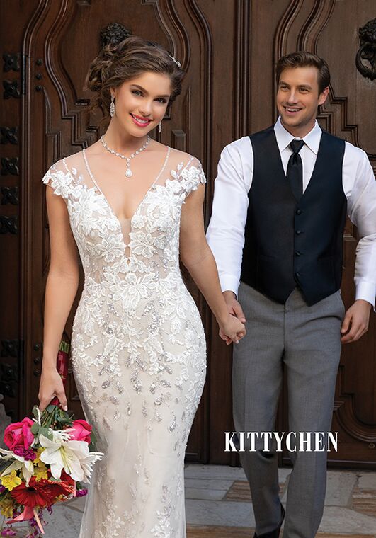 KITTYCHEN GEMMA, H2038 Mermaid Wedding Dress - 3