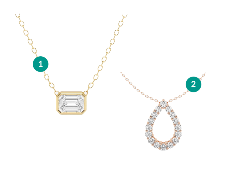 Grown Brilliance necklaces
